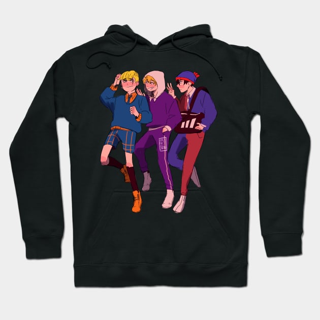 1, 2 ,3 Hoodie by emilyartstudios